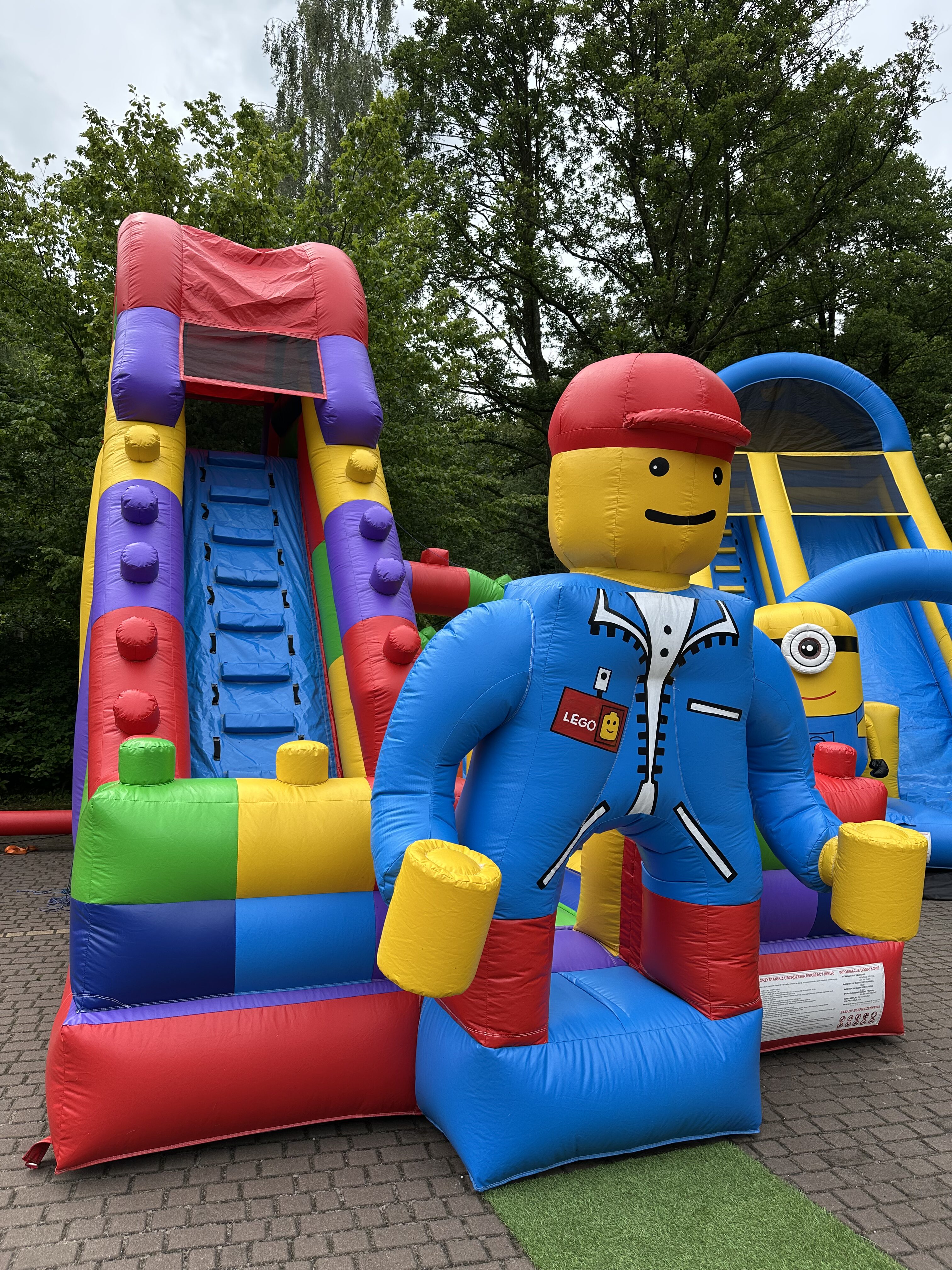 zjeżdżalnia klocki